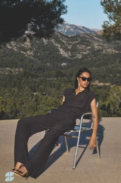 By bar robyn viscose pants | cafe noir^ Hosen