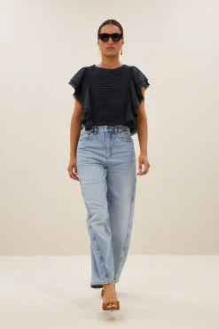By bar selby blouse | midnight^ Blusen