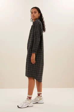 By bar small check dress |^ Kleider