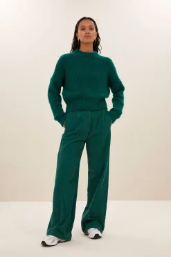 By bar sonny bulky pullover | peacock green^ Strick