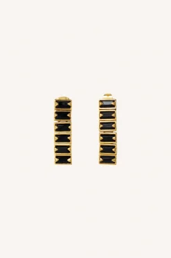 By bar strass earring |^ Ohrringe