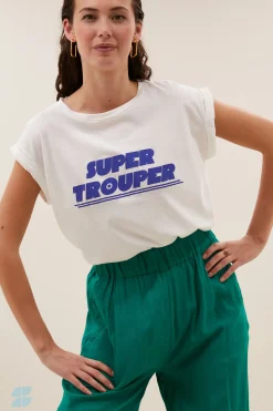 By bar thelma super trouper top | off white^ Tops & Shirts