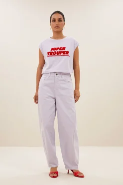 By bar thelma trouper top | pastel lilac^ Tops & Shirts