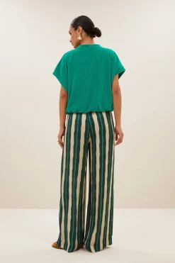 By bar tyler slub top | green lake^ Tops & Shirts