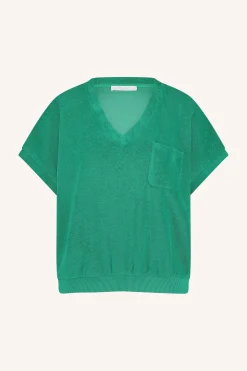 By bar tyler slub top | green lake^ Tops & Shirts