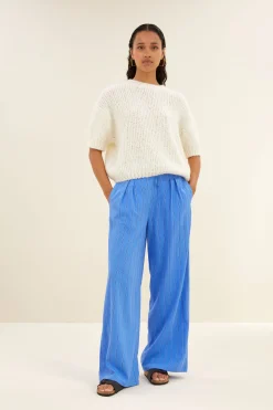 By bar uma stripe pants | vivid blue stripe^ Hosen