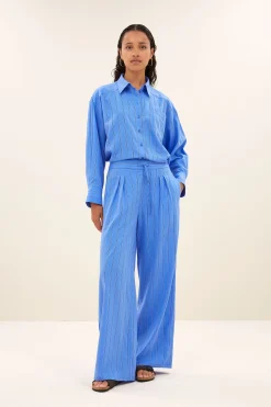 By bar uma stripe pants | vivid blue stripe^ Hosen