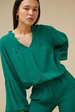 By bar vienna satin stripe blouse |^ Blusen