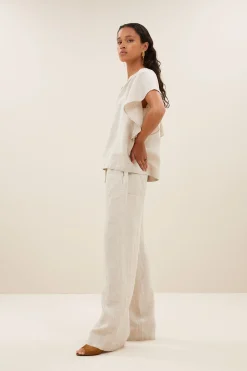 By bar vina linen blouse | linen^ Blusen