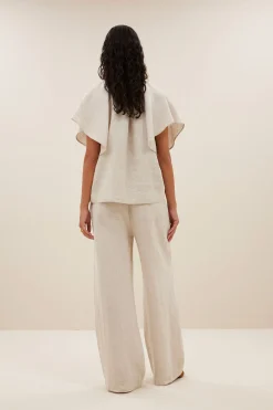 By bar vina linen blouse | linen^ Blusen