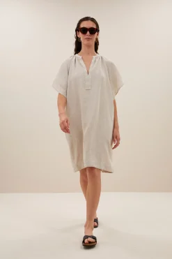 By bar vina linen dress | linen^ Kleider