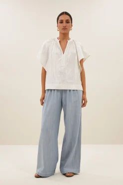 By bar vina lurex blouse | silver^ Blusen