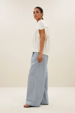By bar vina lurex blouse | silver^ Blusen