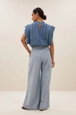 By bar xena blouse | blue stone^ Blusen
