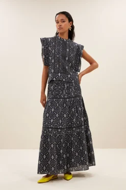By bar xena midnight ikat skirt | midnight ikat^ Röcke
