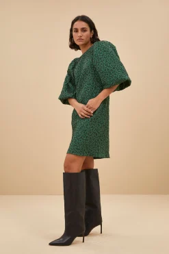 By bar zasu leo dress | green panter print^ Kleider